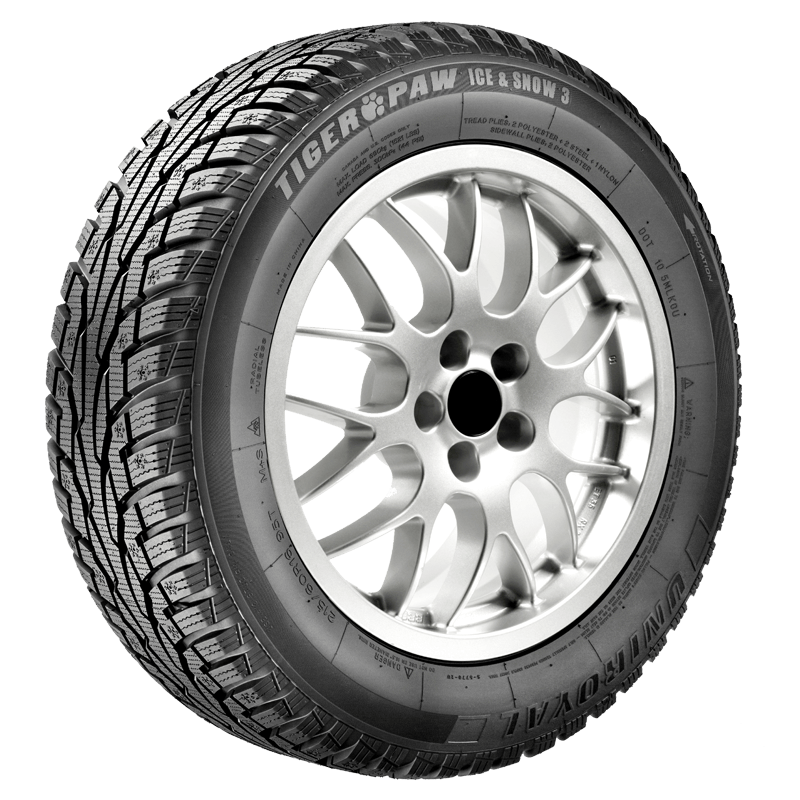 UNIROYAL Tiger Paw Ice & Snow 3 STUDDABLE 175/65 R15 84T tires